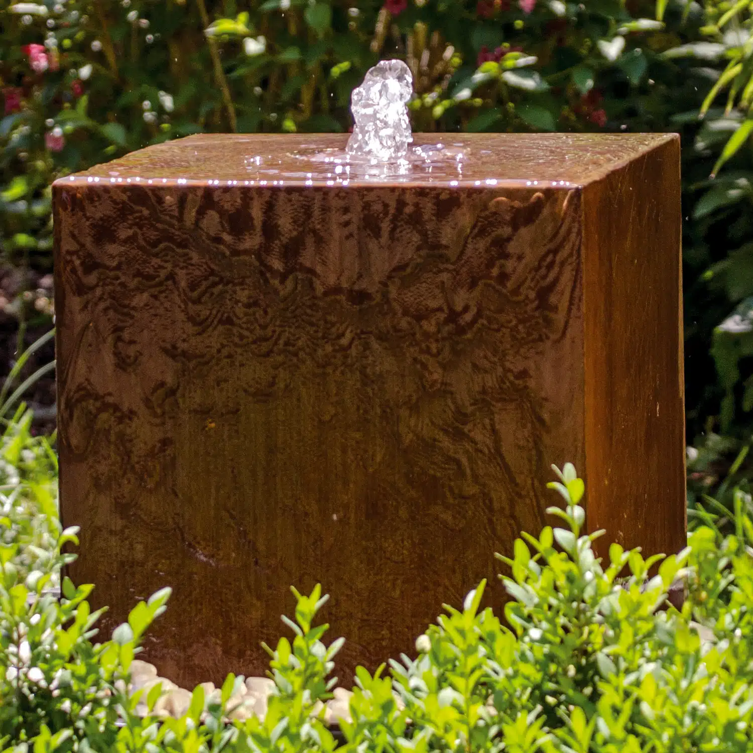 Peru 30 cm Vandfontæne i Corten Stål - Haven Must-Have!