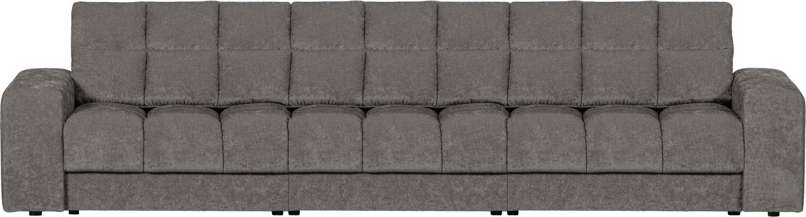 Woood Second Date Sofa til 3 personer i Grå Polyester