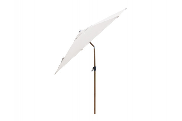Cane-line Sunshade Parasol      Meter    Tilt    Stok   Trælook  Dusty White