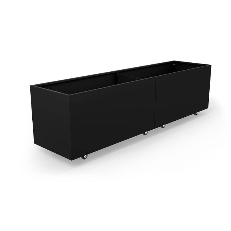 Thor Plantekasse   Hjul 160   40   40 Black Steel