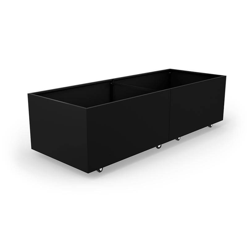 Thor Plantekasse   Hjul 160   60   40 Black Steel