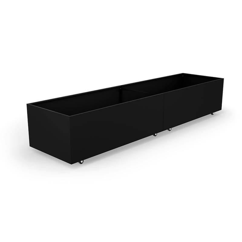 Thor Plantekasse   Hjul 240   60   40 Black Steel