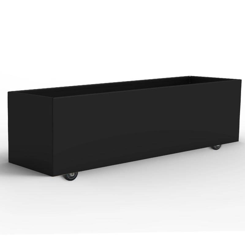 Thor Plantekasse   Hjul 120   60   40 Black Steel