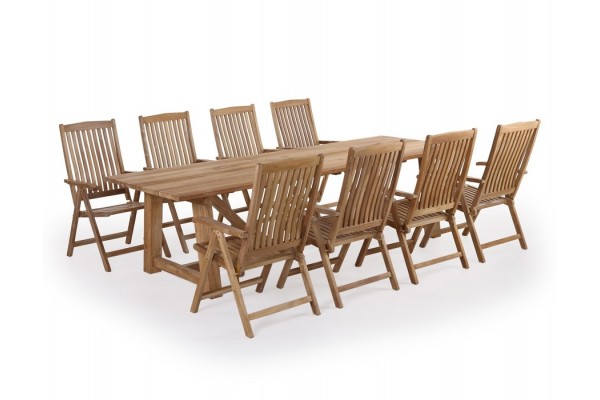 Hercules Devon Teak Havemøbelsæt – Elegance til Haven!
