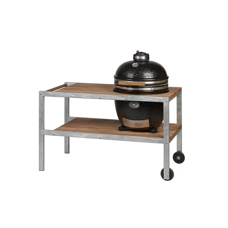 Monolith Kamado Grill Classic med Bord - Sort Tilbud!