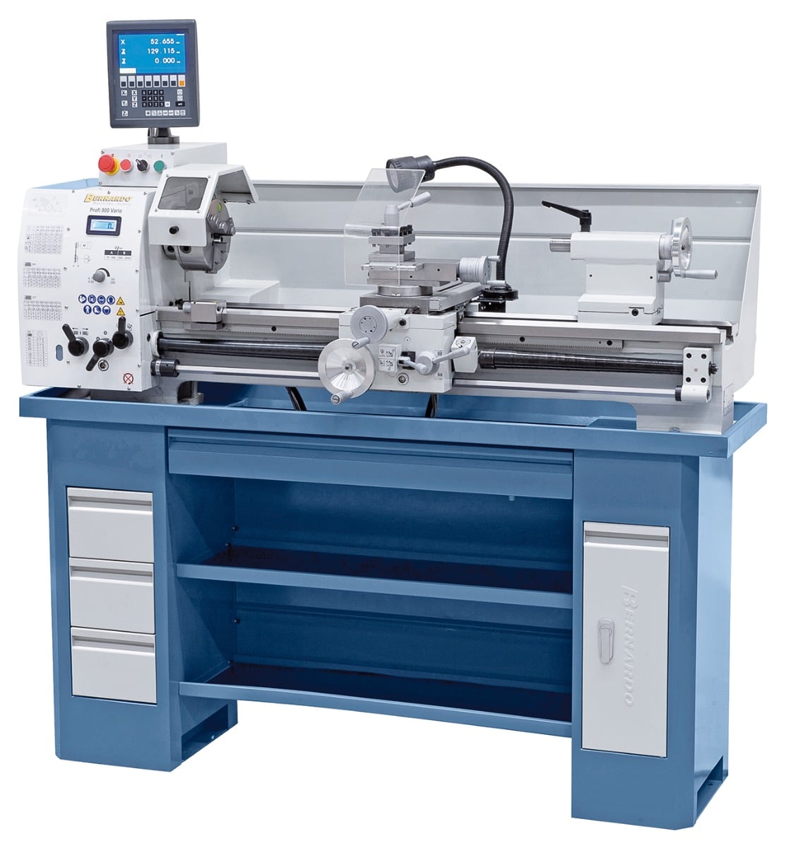 Metal Drejebænk Profi 900 Vario Inkl   -akset Digital 1x230v