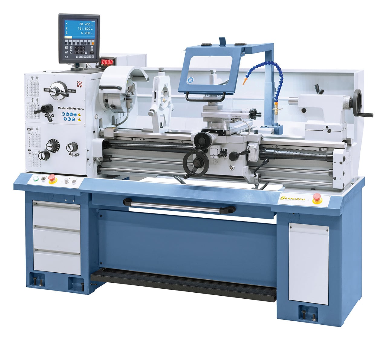 Metal Drejebænk Master 410 Pro Vario Inkl   -akset Digital 3x400v