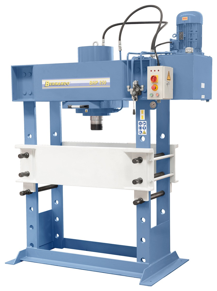 Hydr Værkstedspresse Med Flytbar Cylinder Bernardo Bhp 250