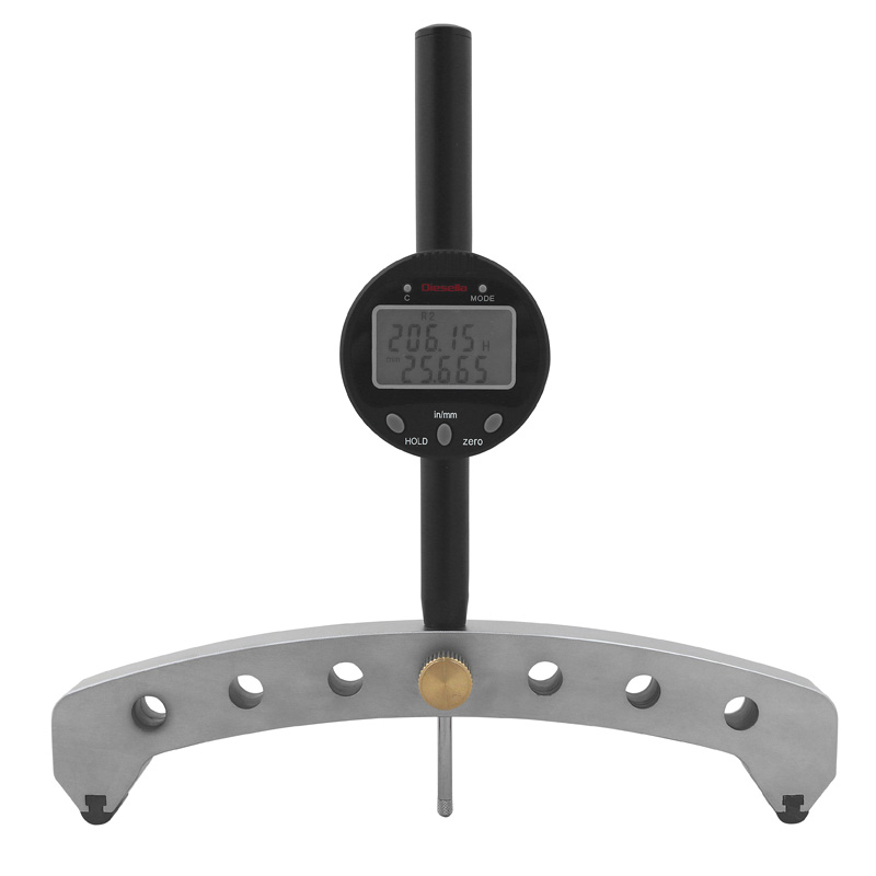 Digital Radius Måler 450-2500 Mmx0 01 For Ind- Udvendig Måling