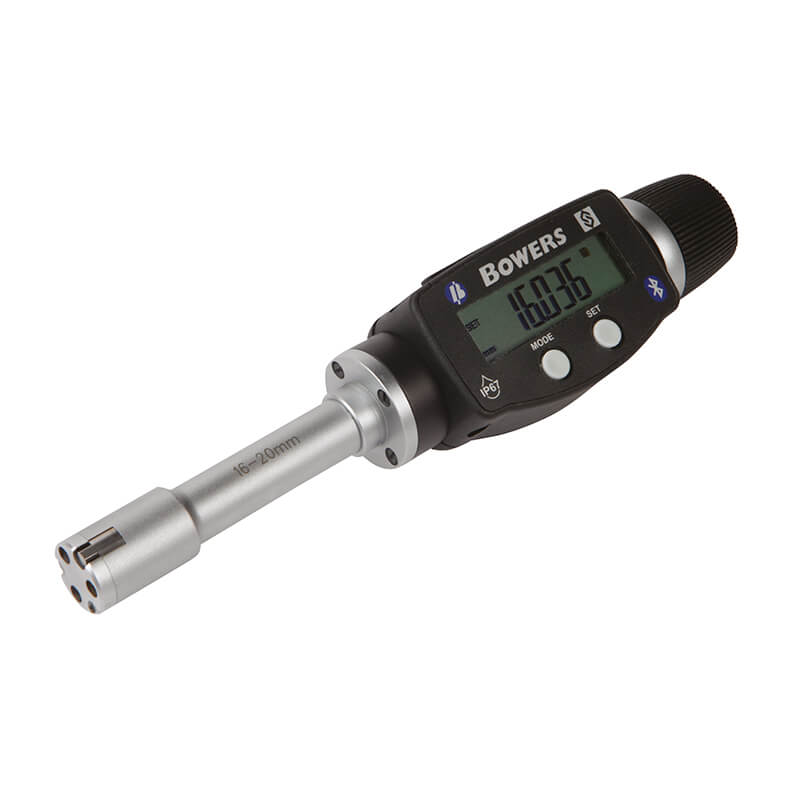 Bowers Xtd16m Digitalt Mikrometer 16-20 mm med Kontrolring