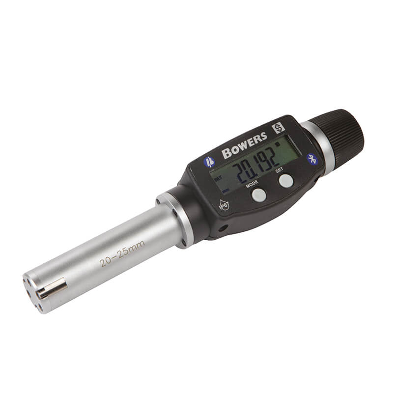 Bowers Xtd20m Digital Mikrometer 20-25 mm med Kontrolring