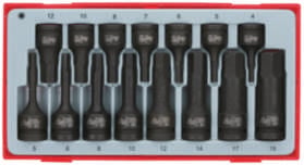 Teng Tools TT9015HX – 15 Delers Slagtoppe Sæt på Tilbud