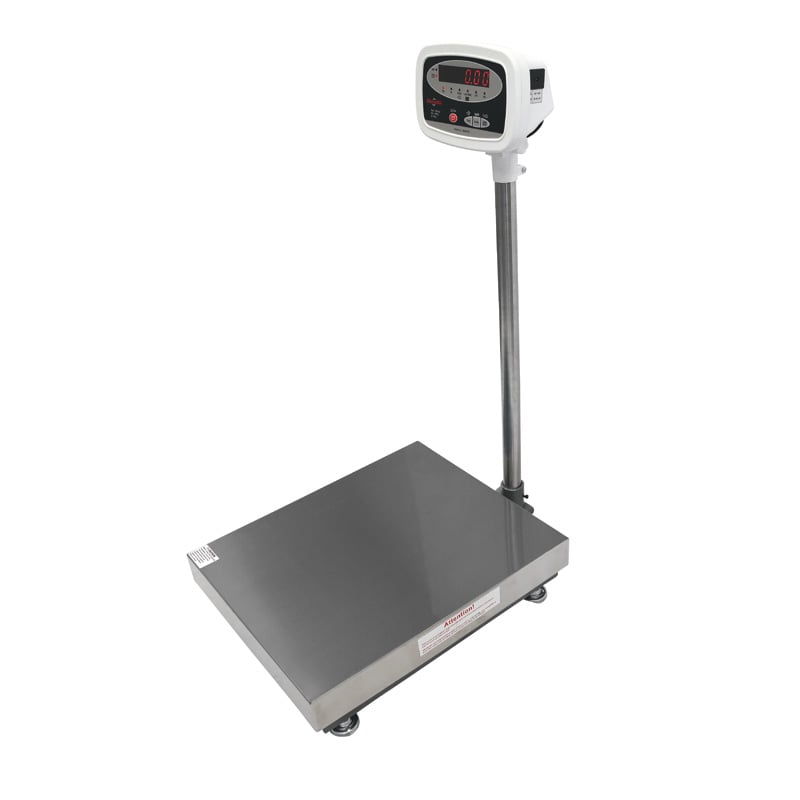 Gulvvægt 150     Inddeling 20   Med Led Display   560x458   Vejeplade