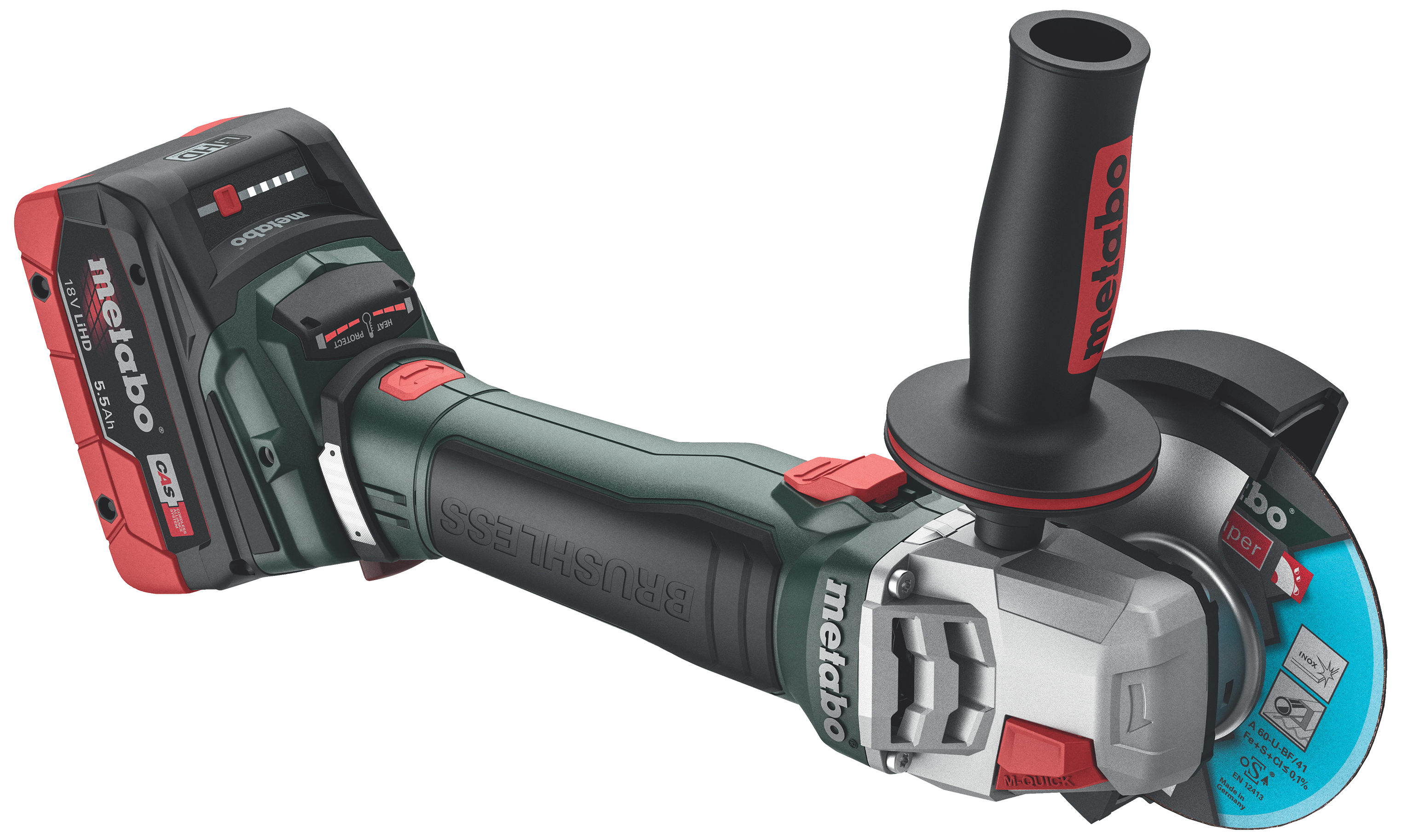 Vinkelsliber 125mm Wb18lt Bl11-125     2ã 18v   5ah