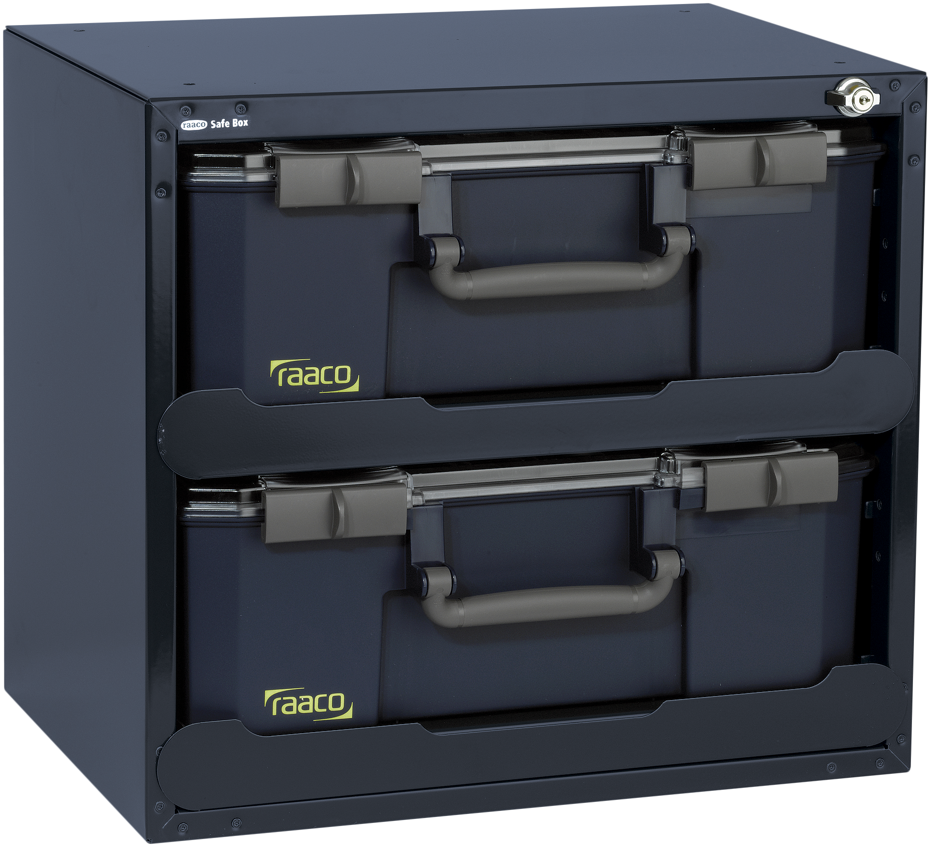 Raaco Safebox 150x2 – Blå Opbevaring til Værktøj