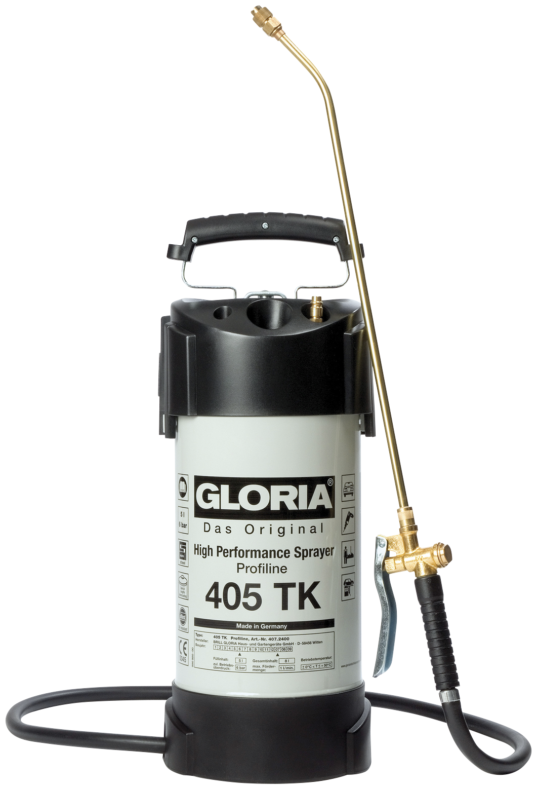 Gloria Højtryksprøjte Profline 405tk   Ltr