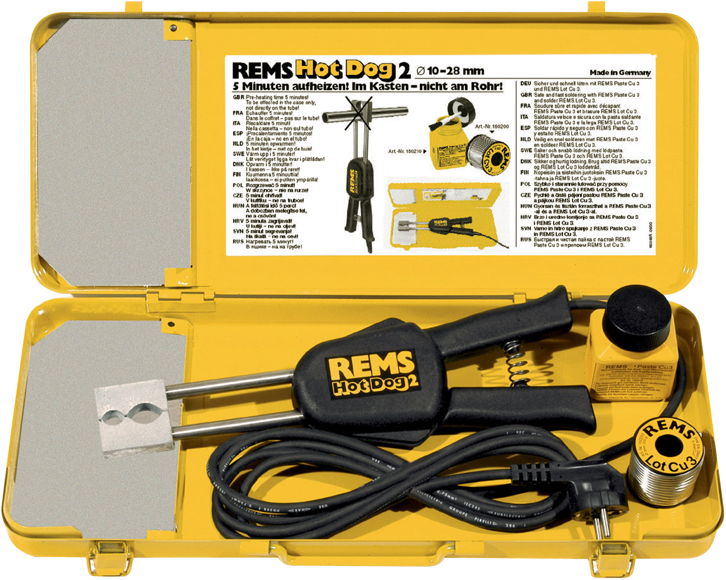 Rems Loddetang Elektrisk Hot Dog   10-28