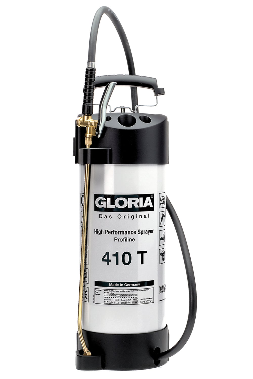 Gloria 10 L Metal Tryksprøjte – Perfekt til industrielt brug
