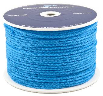 Tågvirke   Lösflätad 12mm Blå