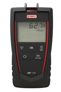 Kimo Mp112 Differenstrykmanometer med Kalibreringscertifikat