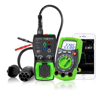Sæt Med Elma 6100evse Multimeter Evse-200 Adapter