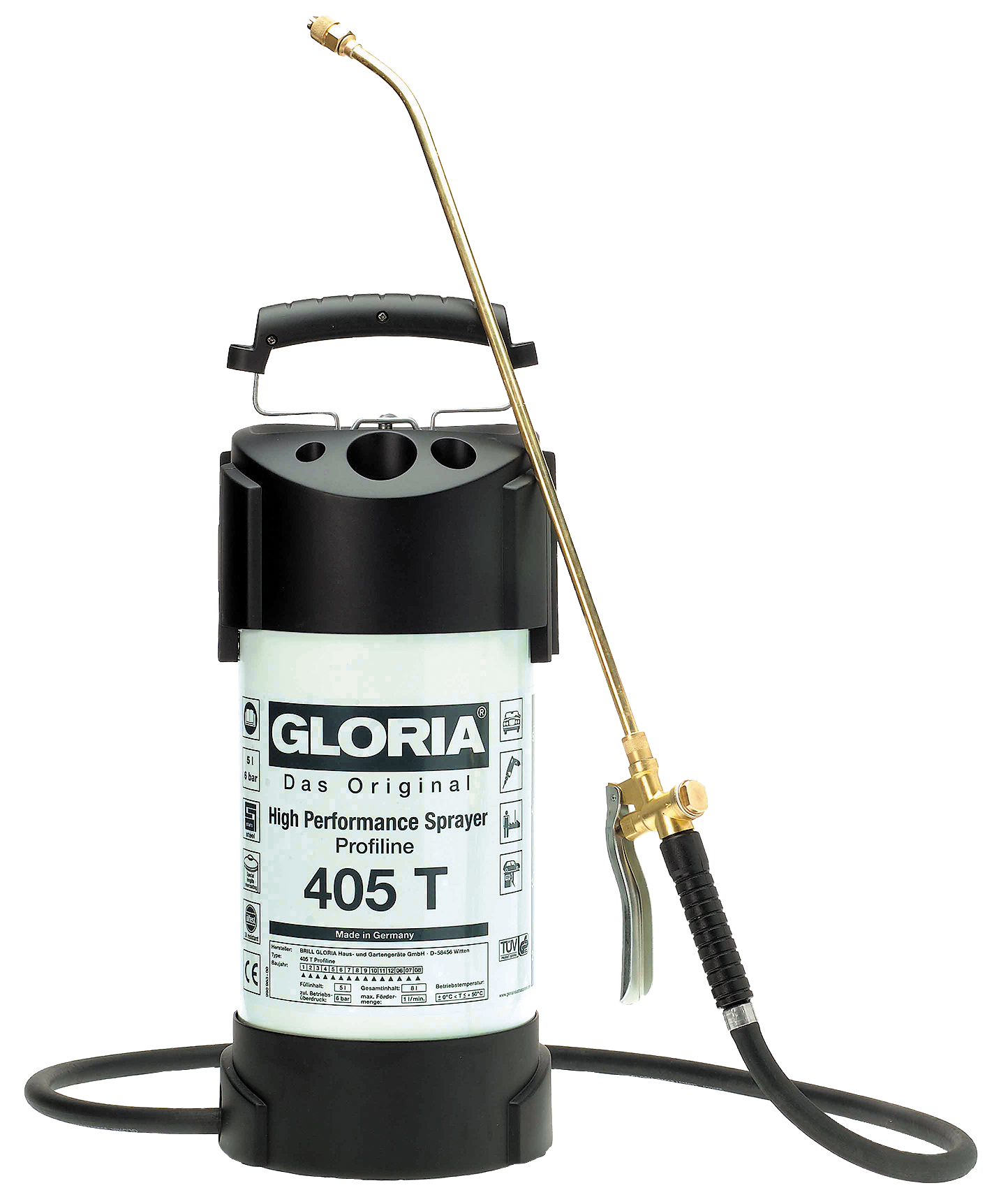 Gloria Metal Tryksprøjte 8 L – Effektiv og Holdbar!