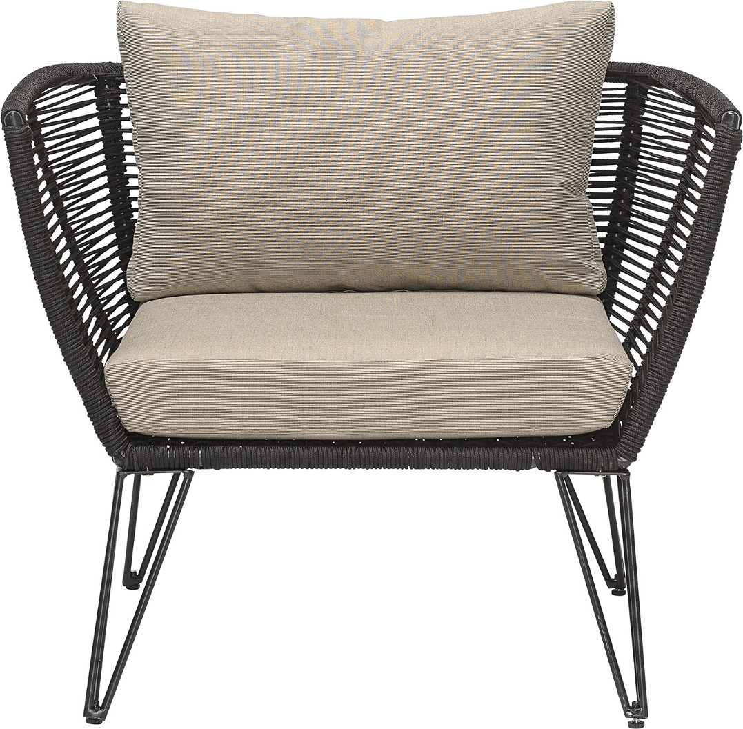 Moderne Frostsikker Loungestol i Sort fra Bloomingville