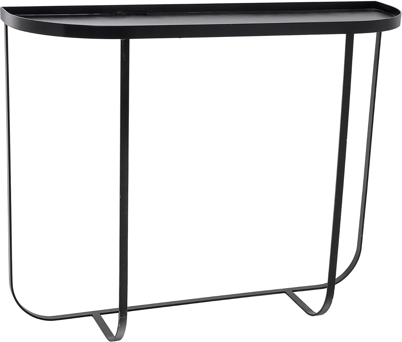 Konsolbord Dekorationsbord Bloomingville Nordic   Mat Sort Jern L100ã B30ã H80