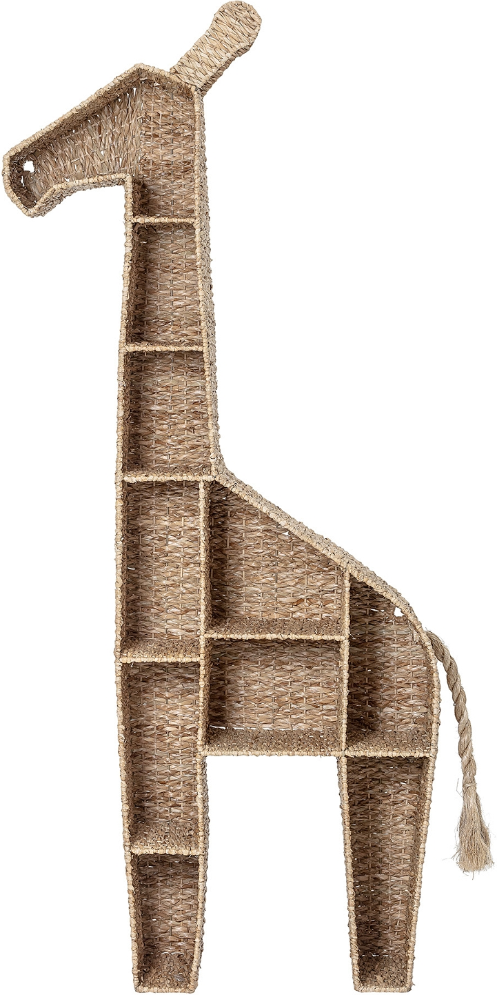 Bogreol Bloomingville Kalu Natur Bankuan Græs Rattan   Jern H148   B25     L46