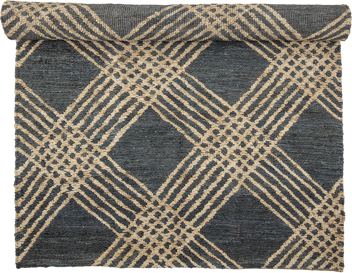 Gulvtæppe Bloomingville Cat Jute 150   245   Sort