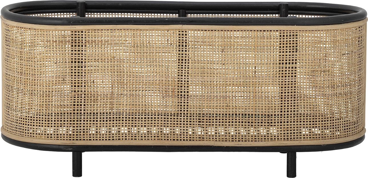 Elegant plantekasse Ebbie i rattan fra Bloomingville