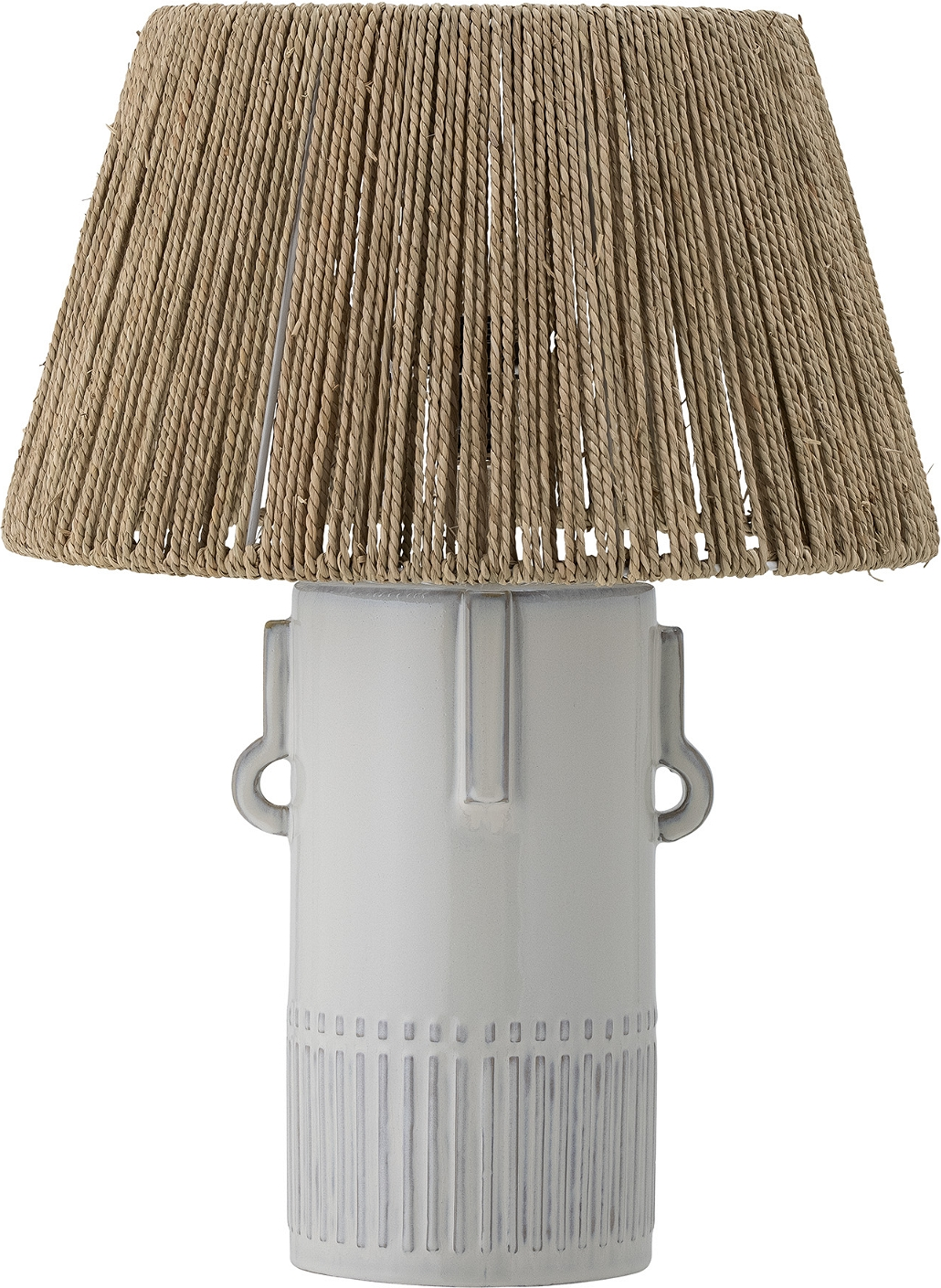 Bordlampe Bloomingville Rama Hvidt Stentøj ø40     H66