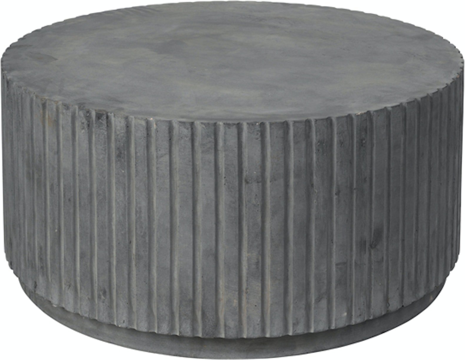 Sidebord   Småbord Broste Copenhagen Rillo Grå Fibercement ø75   H35
