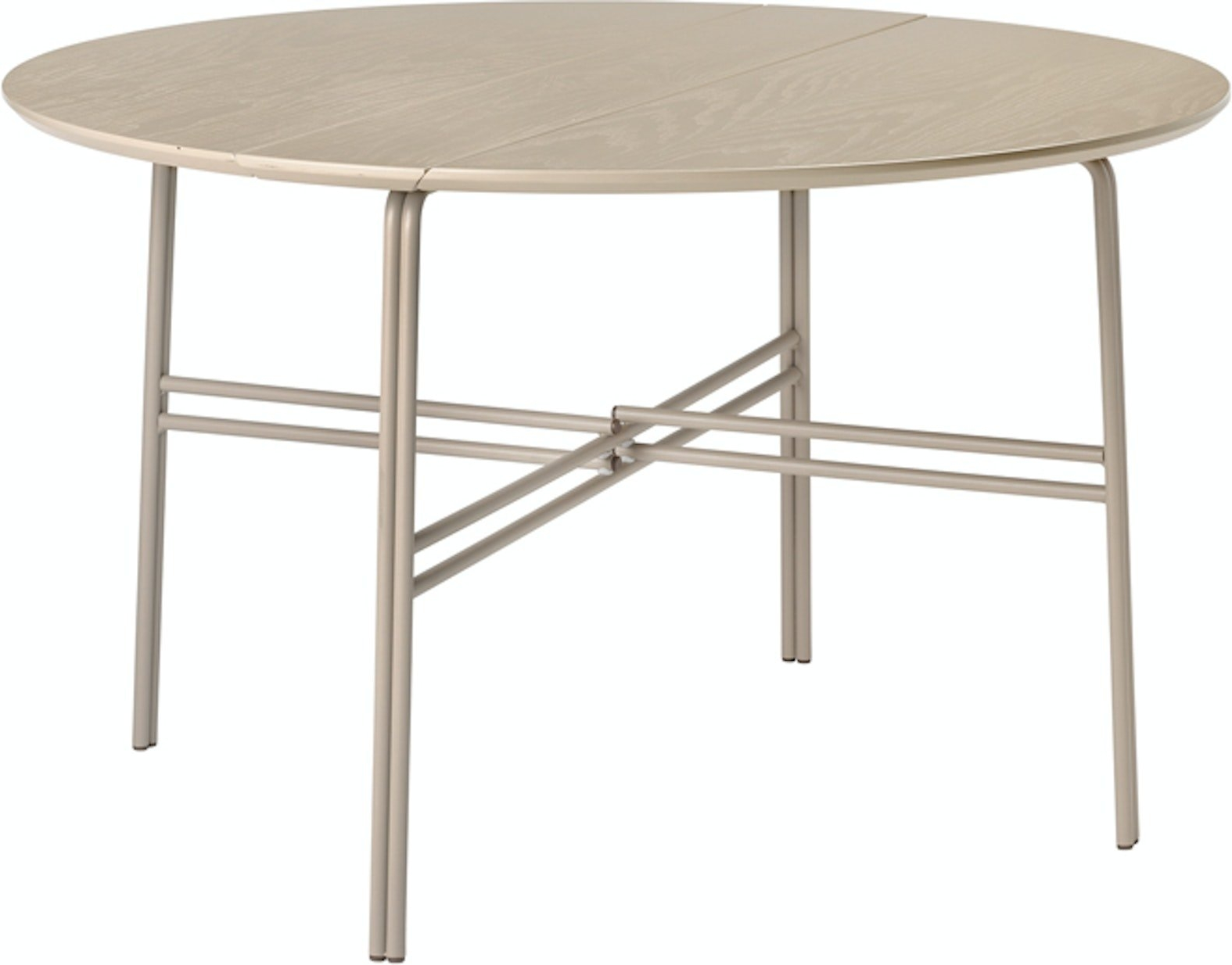 Spisebord Broste Copenhagen Oda Beige Ø120 H74 Jern