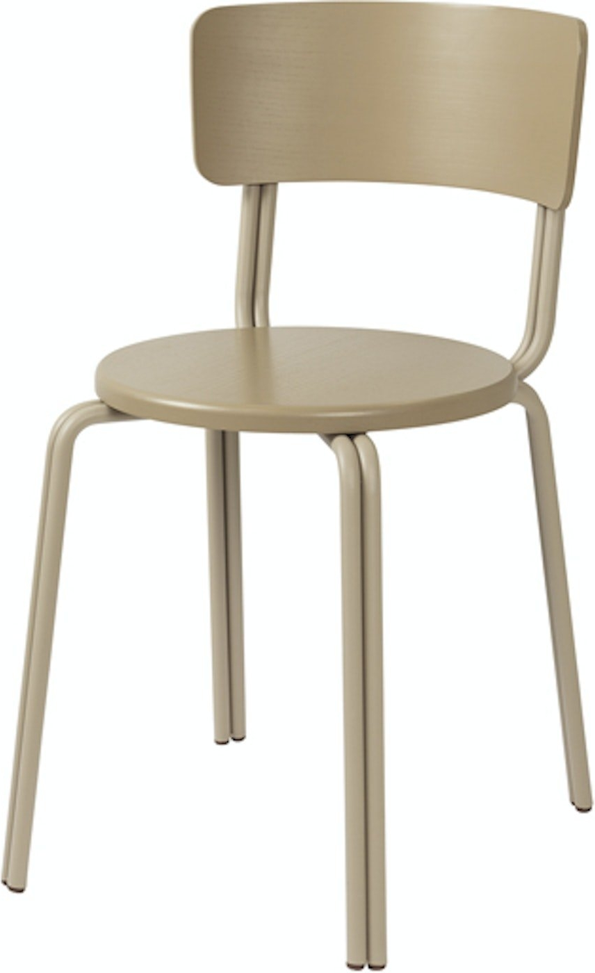 Spisebordsstol Broste Copenhagen Oda Askefiner Beige H76xb42xl46