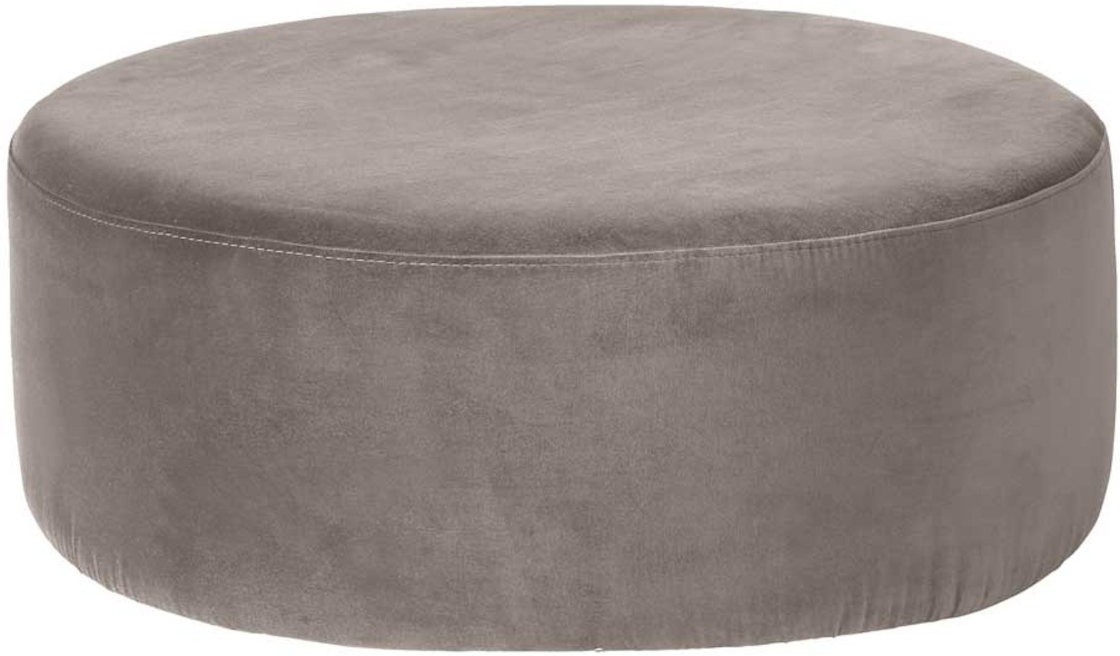 Puf Broste Copenhagen Wind   Mørk Grå Velour ø82xh30