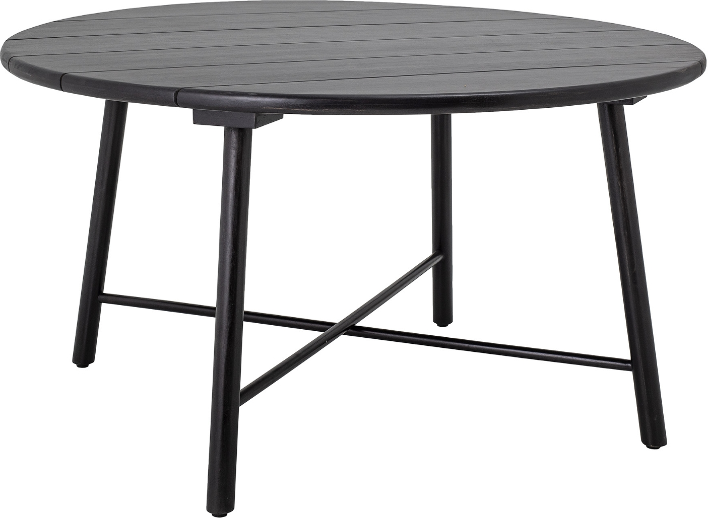 Rundt Spisebord Lope Ø140 i Sort Akacietræ - Elegant Design