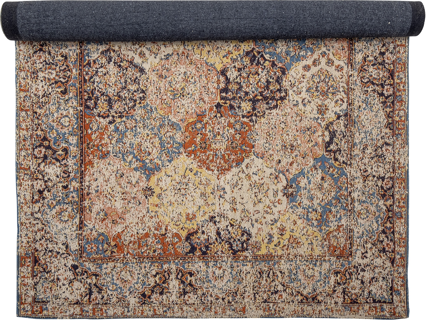 Elegant Rødt Bomuldstæppe Dalina - 150x215 cm