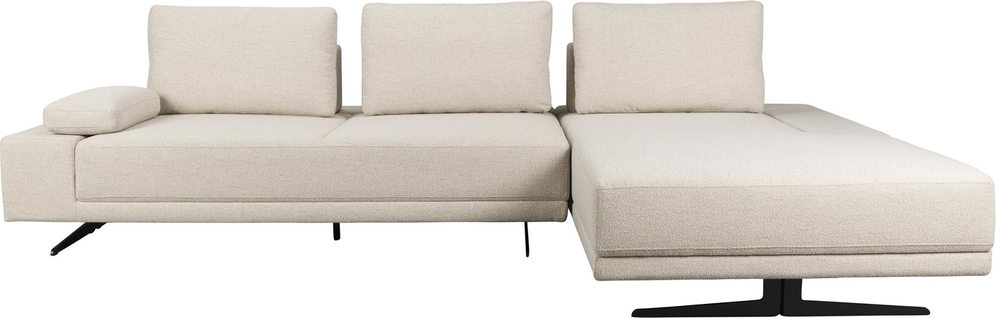 Dutchbone Shelly Højrevendt Chaiselongsofa i Lysgrå