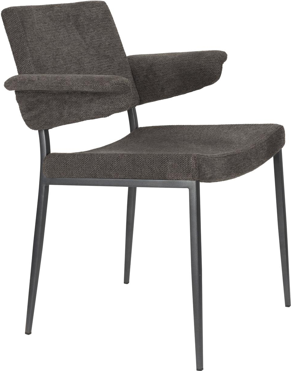 Vintage Spisebordsstol i Askegrå - Retro Elegance til Dit Hjem