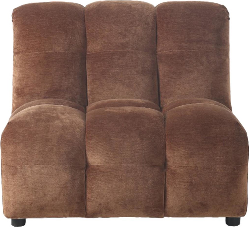 Modulsofa Midtelement fra Dutchbone – Valnød & Polyester