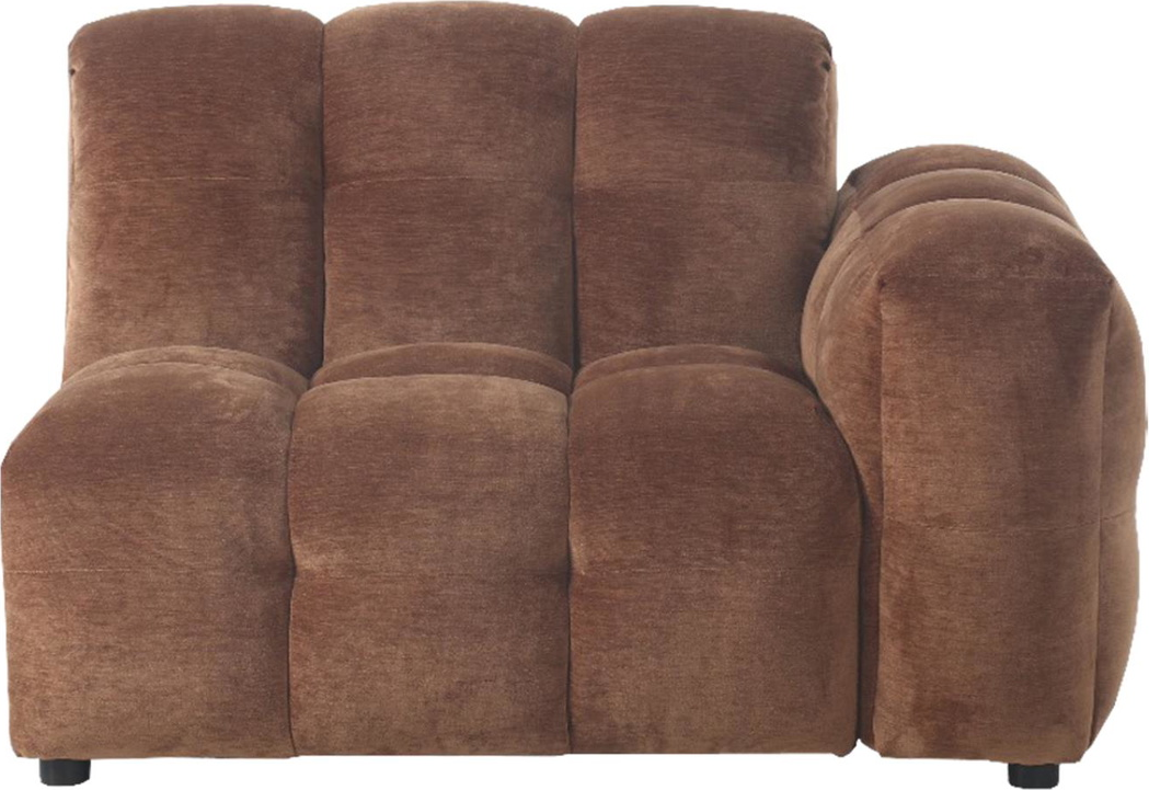 Byg-selv Modulsofa i Valnødbrun Polyester fra Dutchbone