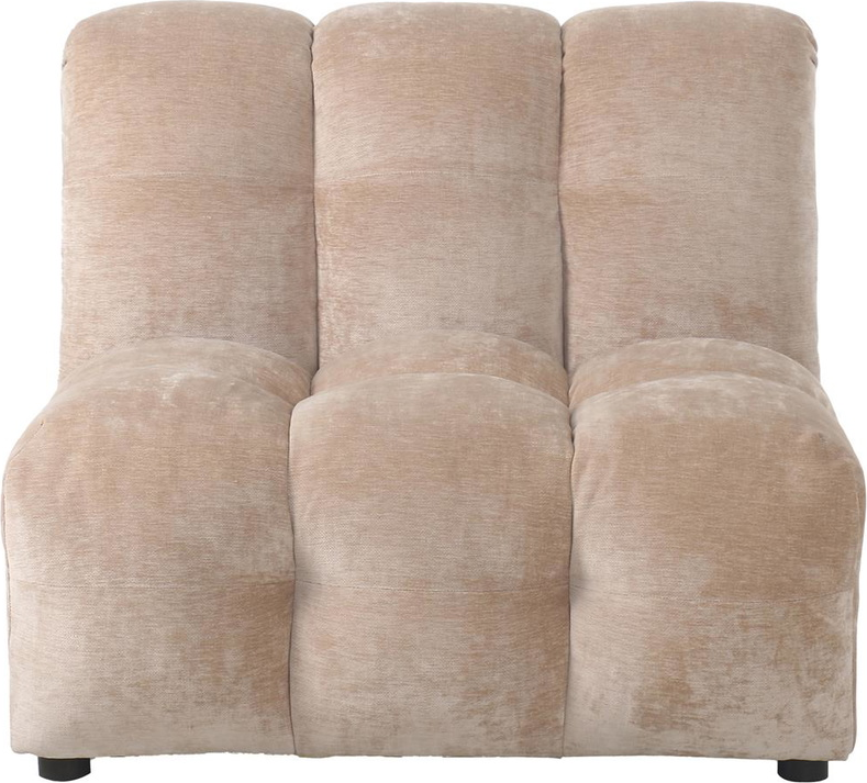 Modulsofa Dutchbone Element Midtelement Stenlysgrå 102 cm