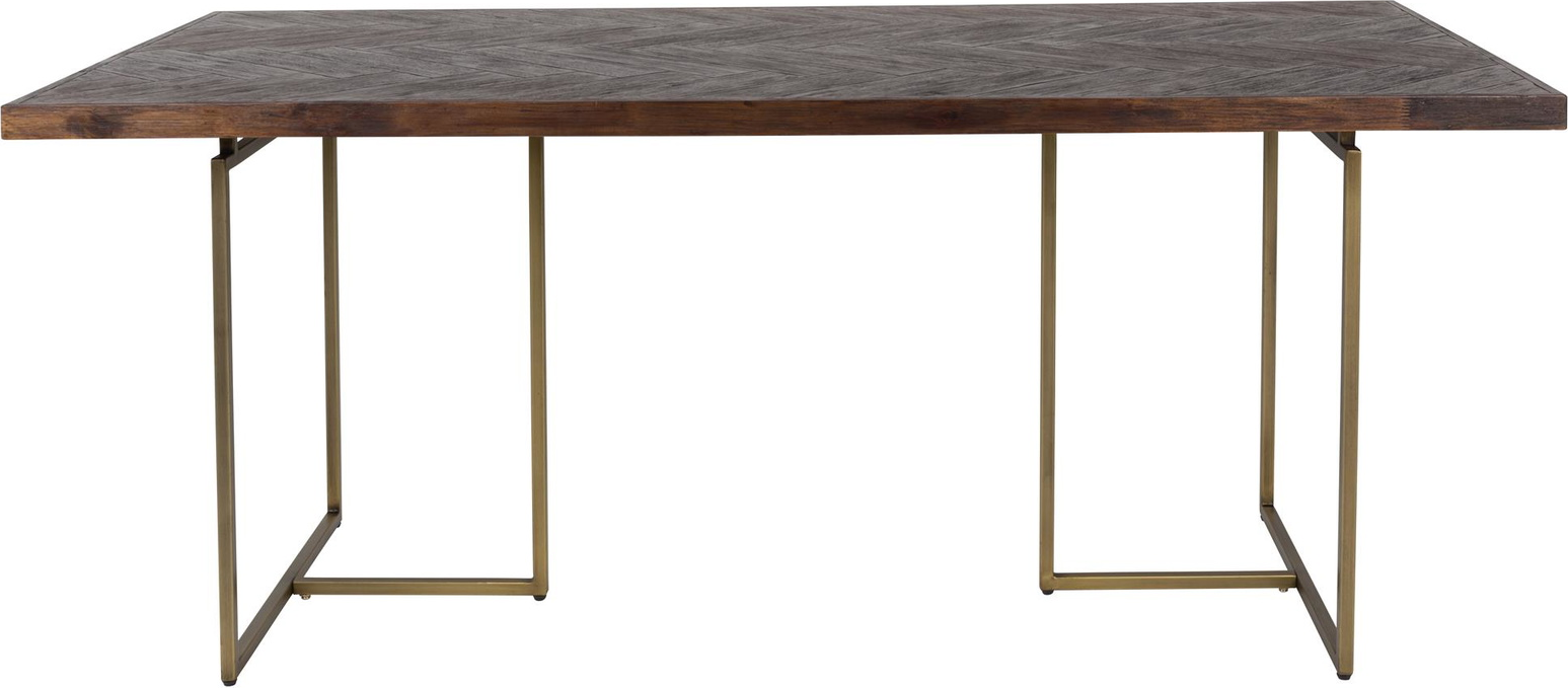Elegant spisebord fra Dutchbone - Mudderbrun Akaciefiner