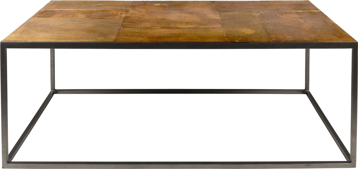 Rektangulært Sofabord Dutchbone Lee 110ã 55ã 40 Brungrå Aluminium Jern
