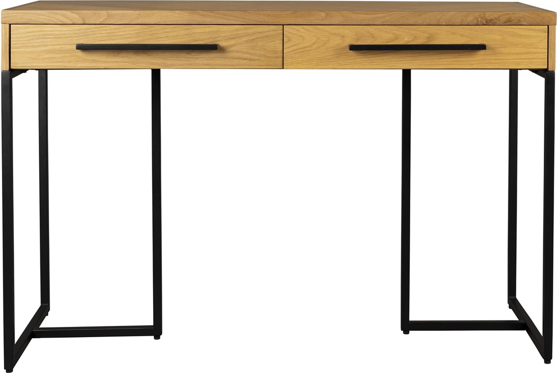 Elegant Konsolbord fra Dutchbone i Akaciefinér og Stål