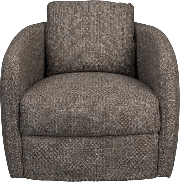 Loungestol Dutchbone Boho Mørkegrå Silikoniseret Fiber Polstret Retro Lænestol Til Stuen
