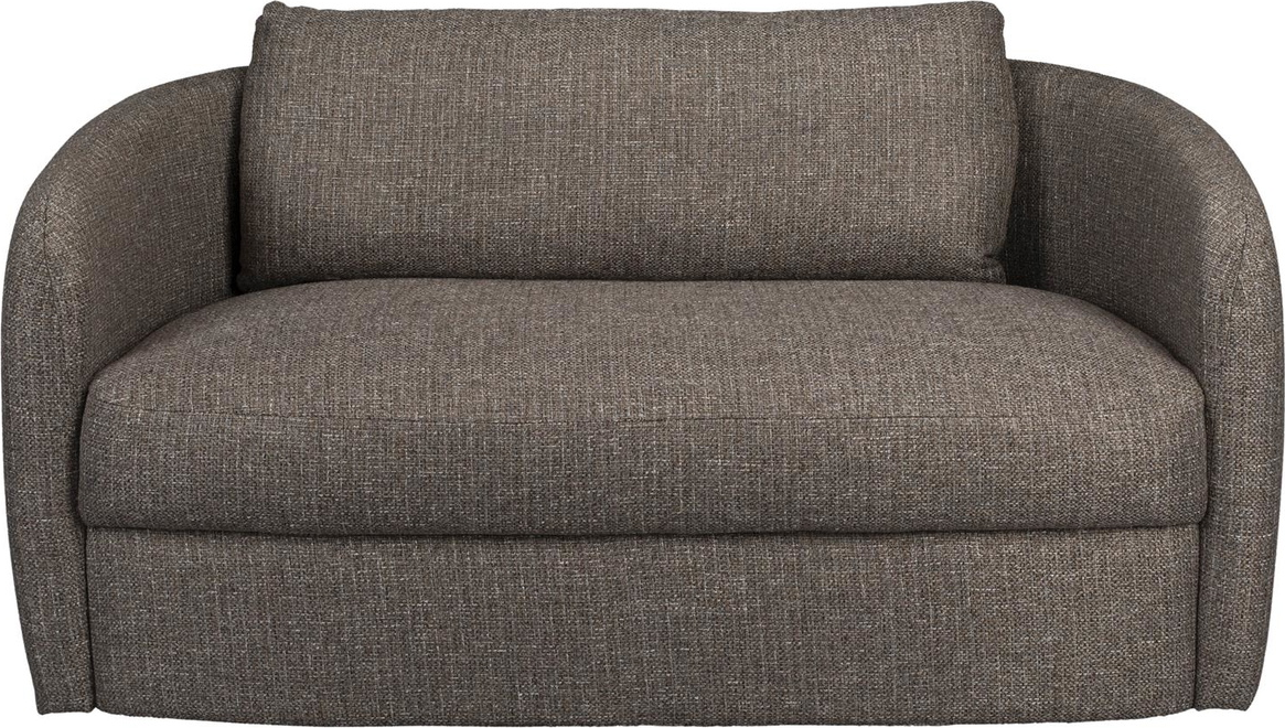 -personers Sofa Dutchbone Boho Mørkegrå Polyester 143x75x82 Aftageligt Betræk