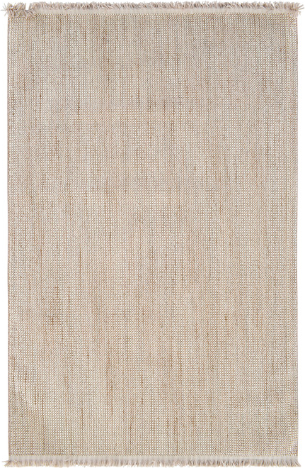 Loomery Jean Gulvtæppe 200x290 cm – Hvid & Lysegrå Elegance