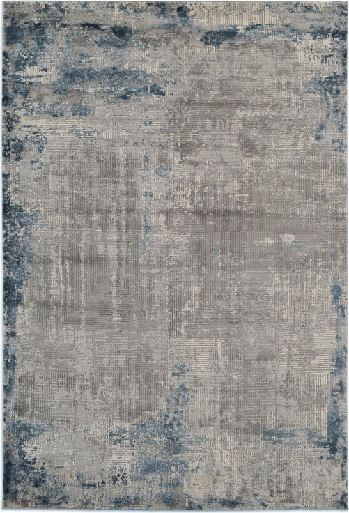 Gulvtæppe Loomery Invista 200x290       Luv Gråblåt Tonet Mønster Polyester